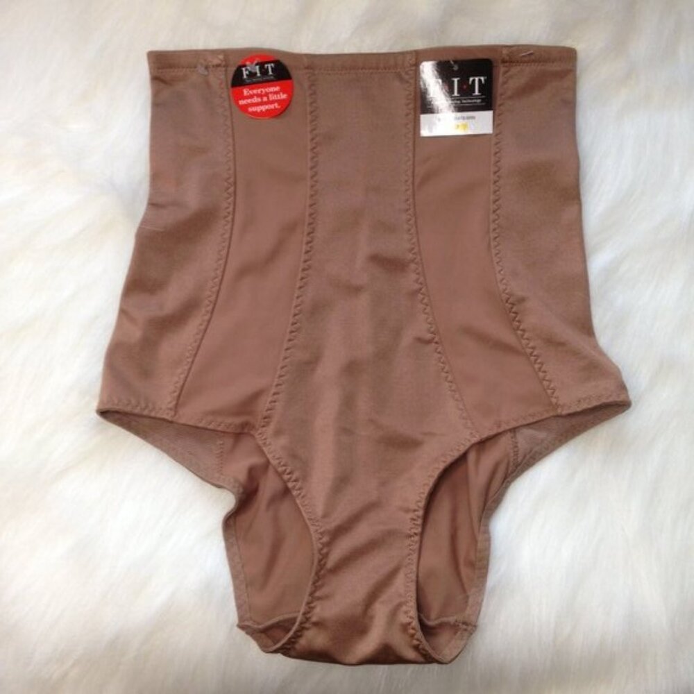 F.I.T. FIT Figure-Improving Technology Shapewear Brief Medium NWT